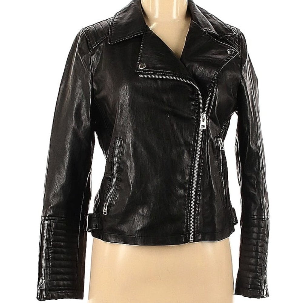 Leather Jacket (6) - Topshop